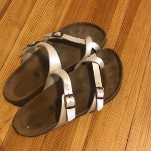Pearl White Birkenstock